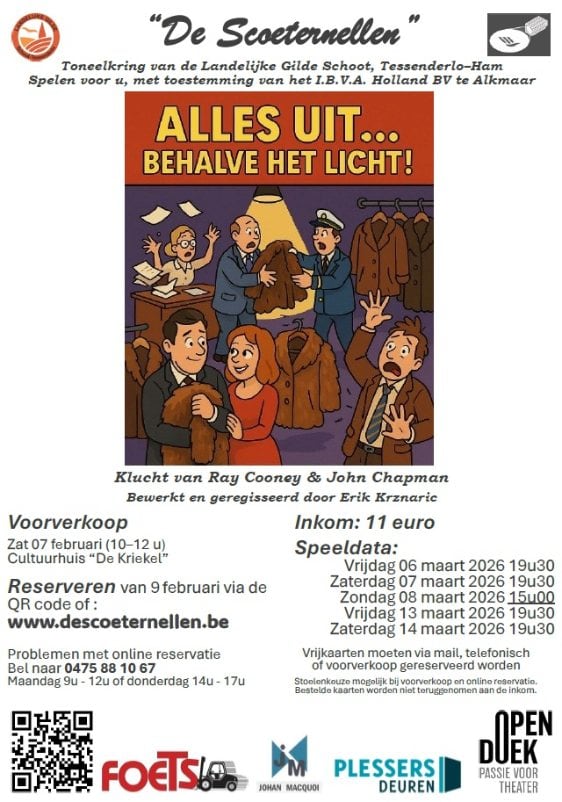 Affiche Alles uit behalve het licht