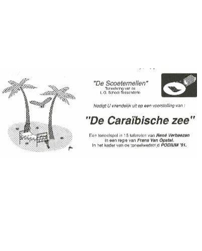 Affiche De Caraïbische zee