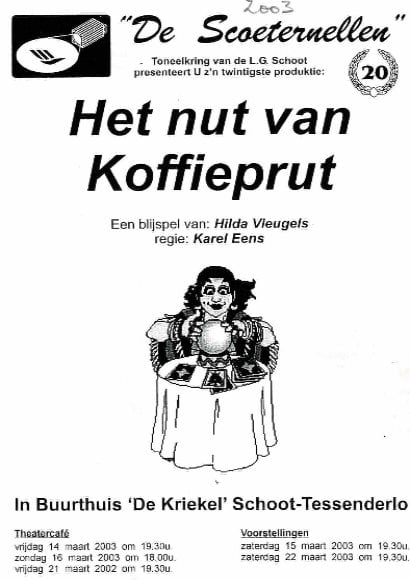 Affiche Het nut van koffieprut