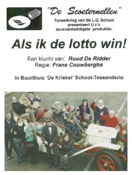 Affiche Als ik de lotto win!