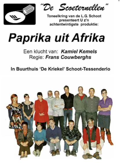 Affiche Paprika uit Afrika